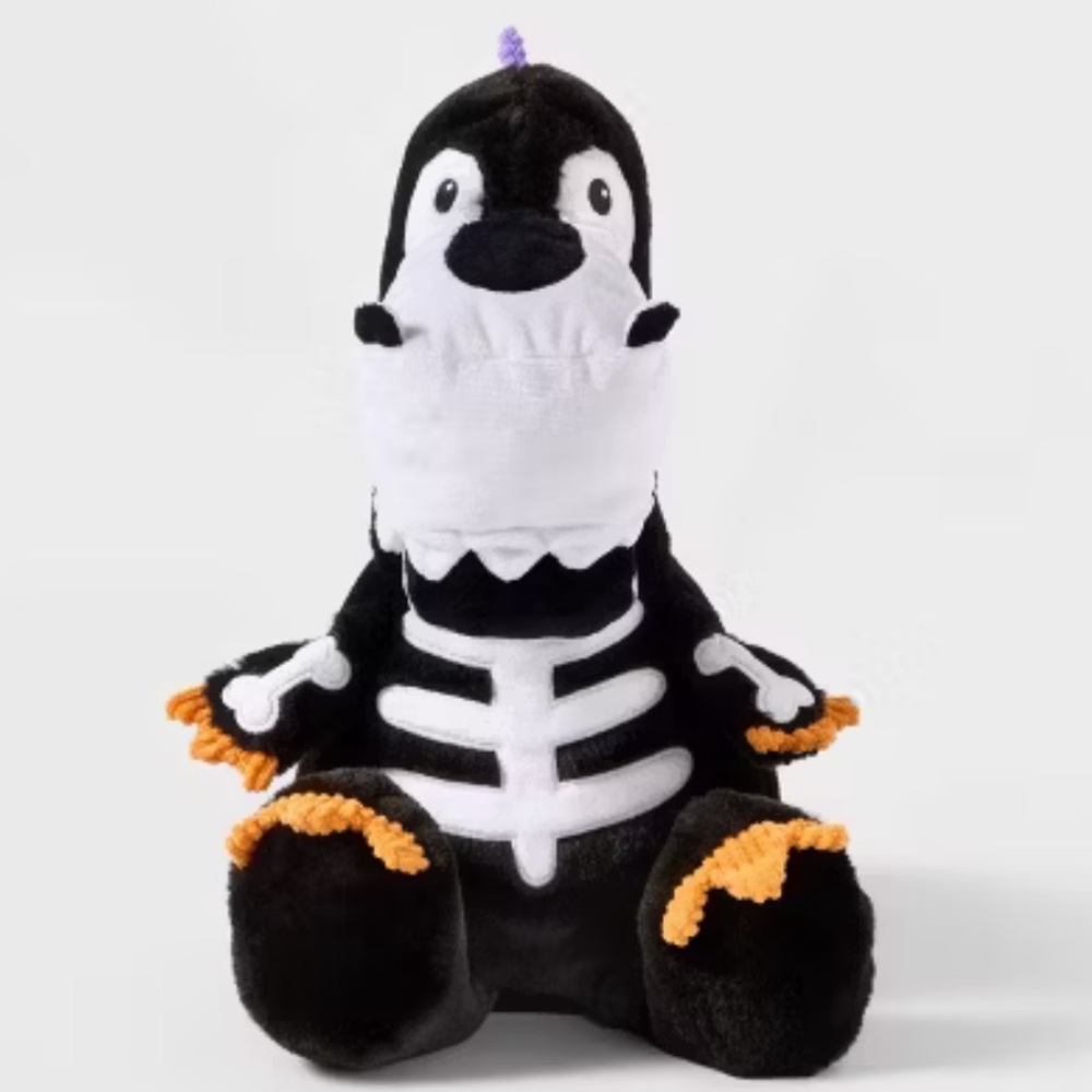 12.5" Glow in the Dark T-Rex Stuffed Animal - Gigglescape Plush Toy
